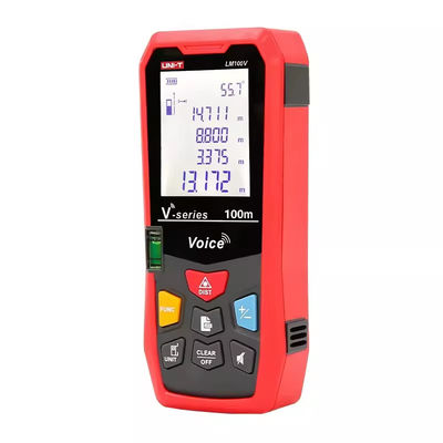 خرید فاصله بیرونی سفارشی 100 متر دستگاه فاصله لیزر UNI-T LM100V تولید آنلاین