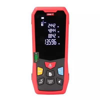 خرید اندازه گیری فاصله لیزر در فضای باز ابزار اندازه گیری نوار لیزر UNI-T LM50 تولید آنلاین