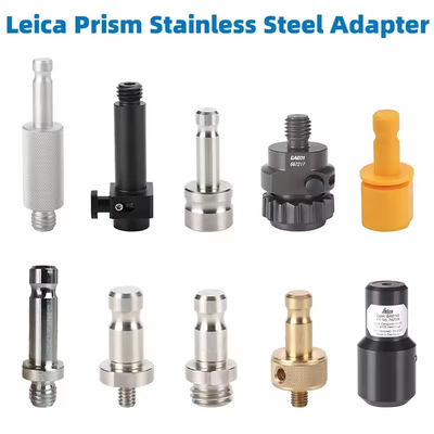 خرید آداپتور پریزم 5/8 1/4 Thread Converter Universal Centering Pole Connector برای Leica Base GPS RTK ایستگاه کل تولید آنلاین