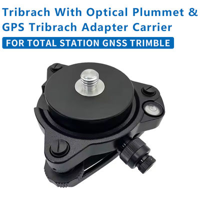Tribrach سیاه با آداپتور ثابت Plummet Optical با 5/8X11 Thread برای کل ایستگاه GNSS TRIMBLE کل مجموعه