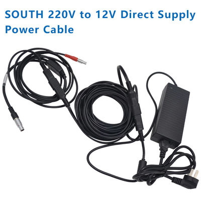 حرفه ای شن و ماسه Tianyu Ruide RTK ایستگاه پایه 220V به 12 آداپتور رادیو برق کابل داده برای جنوب Kolida GPS