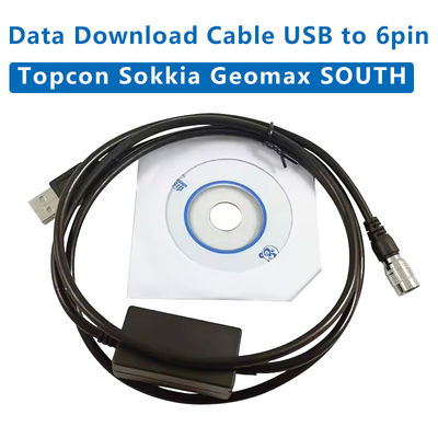 2025 کابل دانلود داده های جدید USB به Hirose کانکتور 6 پین کانکتور برای ویندوز 7/8/10/XP برای Topcon Sokkia Gowin South