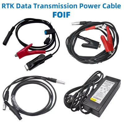 FOIF GNSS RTK کابل انتقال داده 5 پین کابل برق رادیویی خارجی با آداپتور 220 ولت