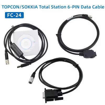 کابل داده FC-24USB برای TOPCON SOKKIA کل ایستگاه های ES/OS/PS به PC (Win8/10) 6 پین
