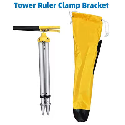 دستگیره قطب کوچک کششی 46cm-60cm تنظیم قابل تلسکوپی Mini Tripod Tower Ruler Support کل ایستگاه Prism Pole Clamp