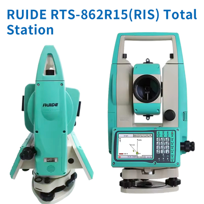Ruide RTS-862R15 کل ایستگاه 2'' دقت 1500M محدوده غیر پریزمی