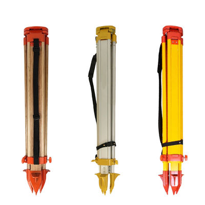 سه پایه چوبی جامد از آلیاژ آلومینیوم با سطح آب، ابزار سنجش مهندسی، پشتیبانی تلسکوپی مقاوم به ضربه